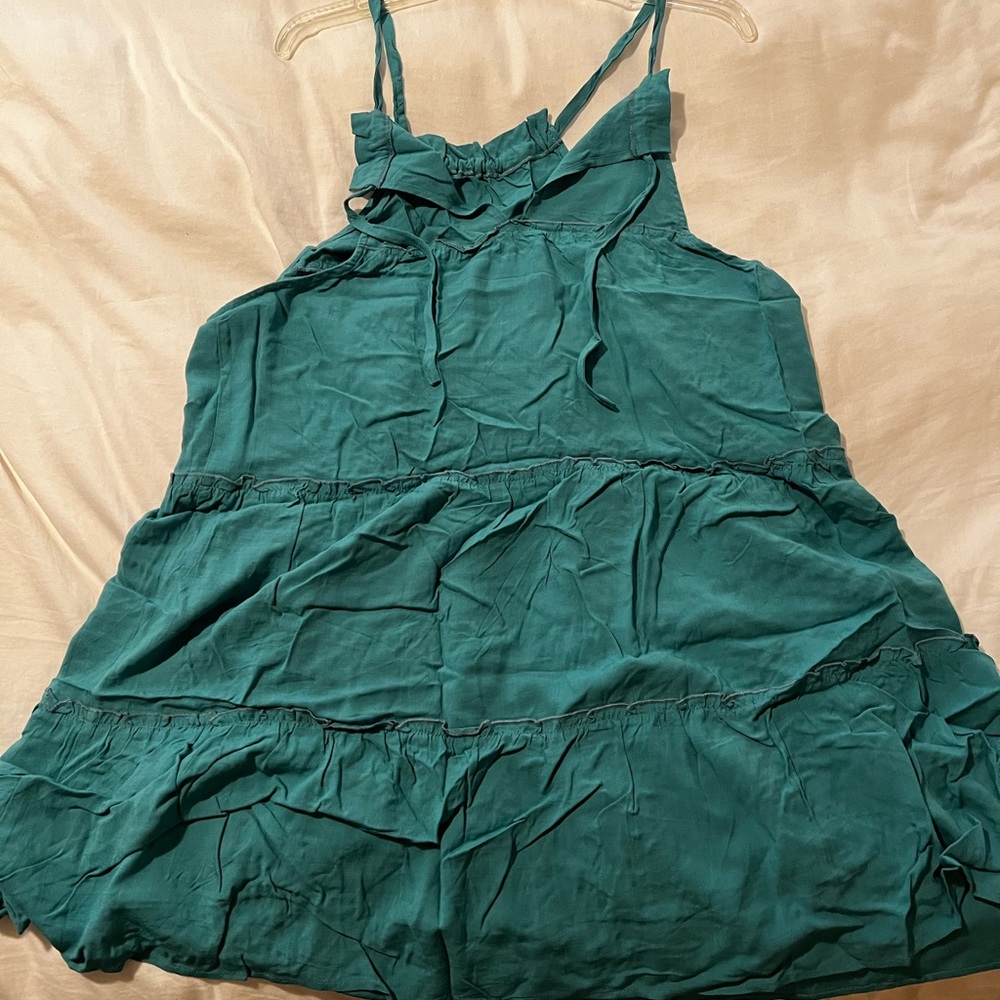 Sundress- beautiful color! Large- flowy and soft!